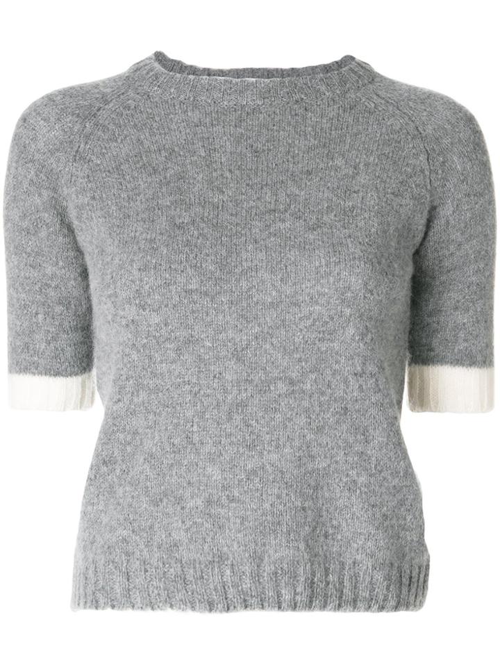 Wood Wood Daniella Knitted Top - Grey
