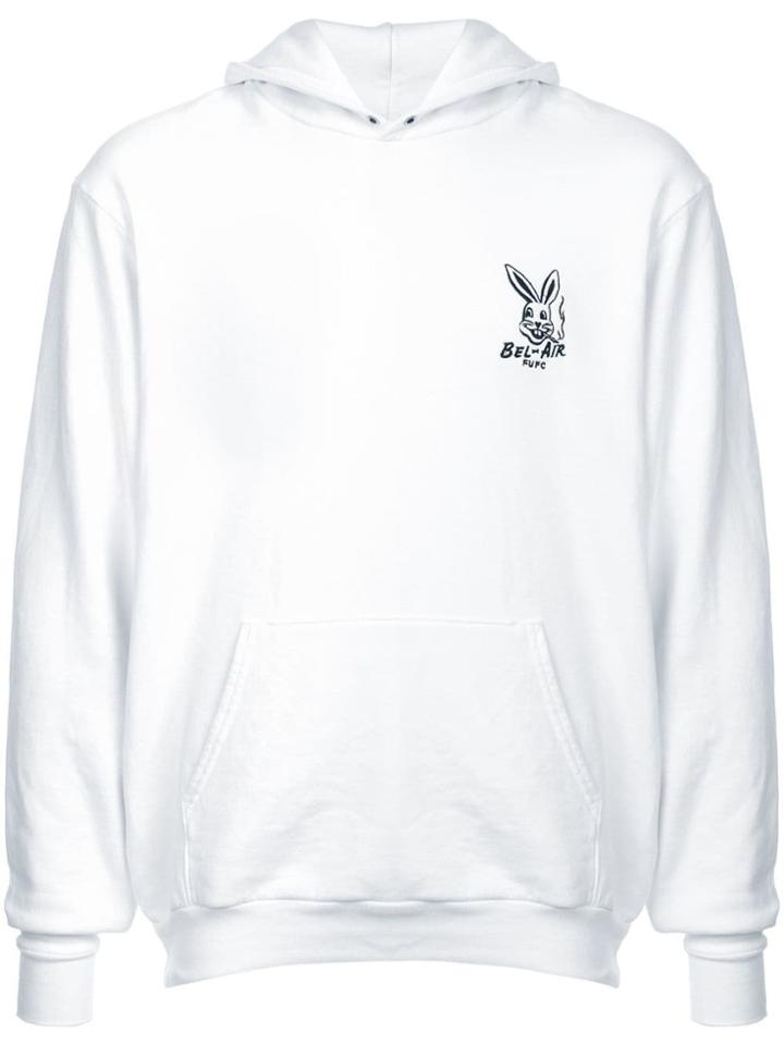 Local Authority Logo Patch Hoodie - White