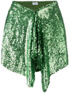P.a.r.o.s.h. Green Sequin Skirt