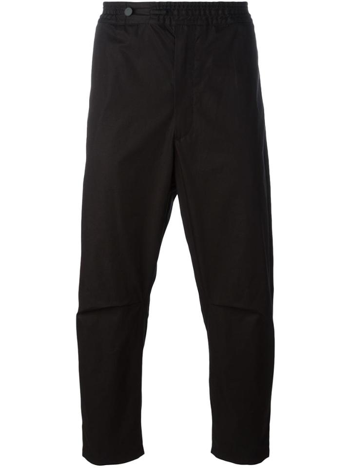 Oamc Drop-crotch Trousers - Black