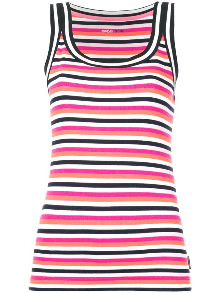 Marc Cain Striped Tank Top - Pink & Purple