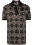 Raf Simons X Fred Perry Jacquard Knit Shirt - Black
