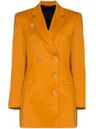 Versace Double-breasted Blazer - Orange