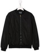 Young Versace Teen Bomber Jacket - Black