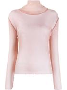 Jonathan Simkhai Sheer Tulle Top - Pink
