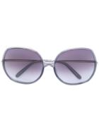 Chloe Eyewear - Nate Sunglasses - Women - Acetate/metal - 62, Grey, Acetate/metal