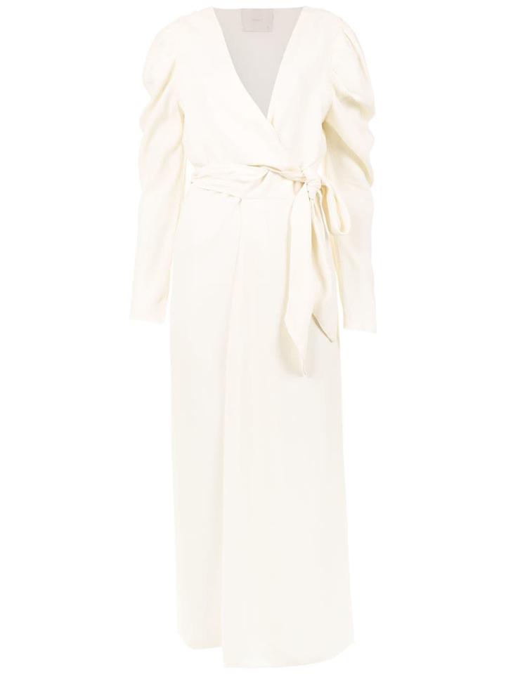 Framed Teshima Robe And Short Set - White