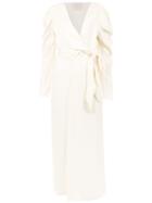 Framed Teshima Robe And Short Set - White