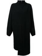 Nehera Zip Up Oversize Jersey Dress - Black