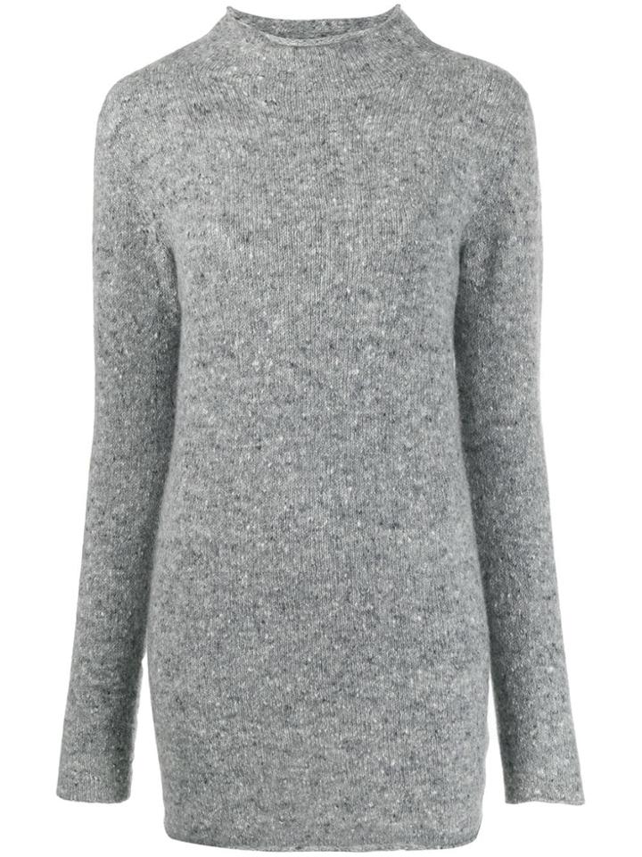 Agnona Turtle-neck Jumper - Grey