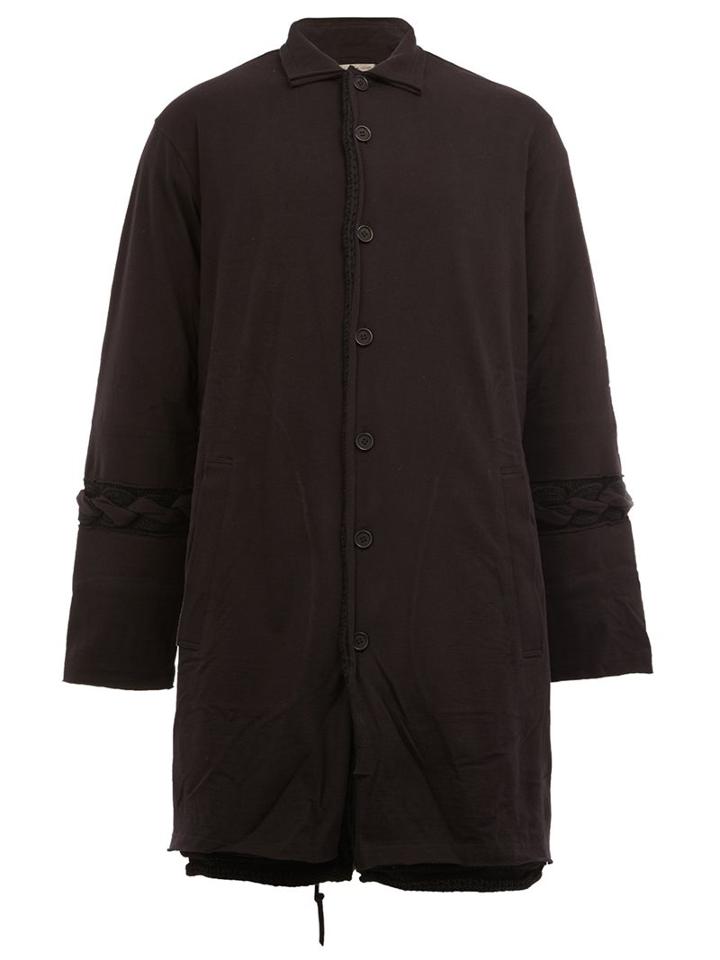 Yohji Yamamoto Braided Trim Coat