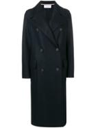 Harris Wharf London Boxy Double-breasted Coat - Blue