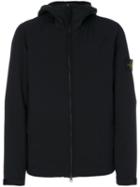 Stone Island - Logo Patch Hooded Jacket - Men - Cotton/polyester/spandex/elastane/resin - Xl, Black, Cotton/polyester/spandex/elastane/resin