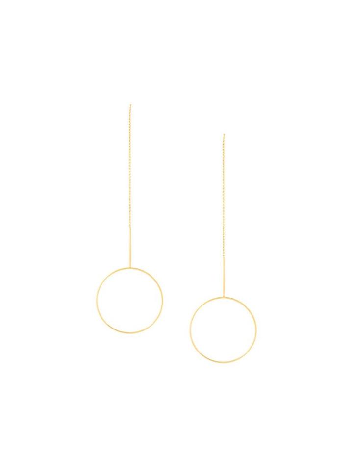 Maria Black 'monocle' Earrings, Women's, Metallic