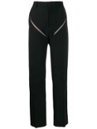 Y/project Slash Detail Trousers - Black