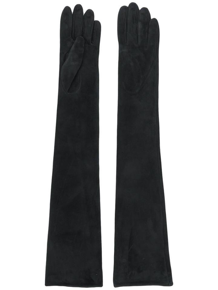 Manokhi Long Slim-fit Gloves - Black