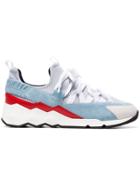 Pierre Hardy Blue And White Trek Comet Sneakers - Multicolour
