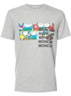 Moncler - Printed T-shirt - Men - Cotton - Xxl, Grey, Cotton
