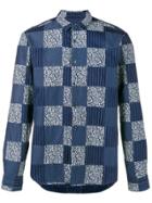 Sophnet. Patchwork Shirt - Blue