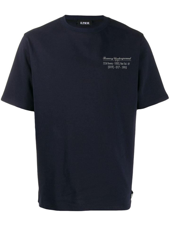 U.p.w.w. Back Insert T-shirt - Blue