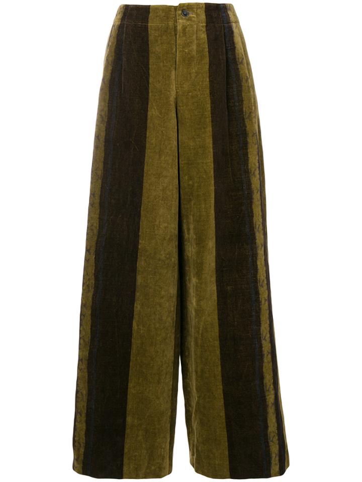 Cecilie Copenhagen Keffiyeh Cotton Trousers - White