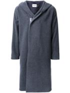 Monkey Time Hooded Coat, Men's, Size: Large, Grey, Wool