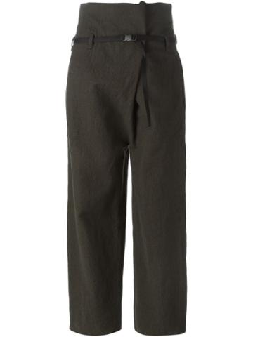 Erika Cavallini Semi Couture Safety Buckle Belt Trousers