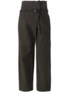 Erika Cavallini Semi Couture Safety Buckle Belt Trousers