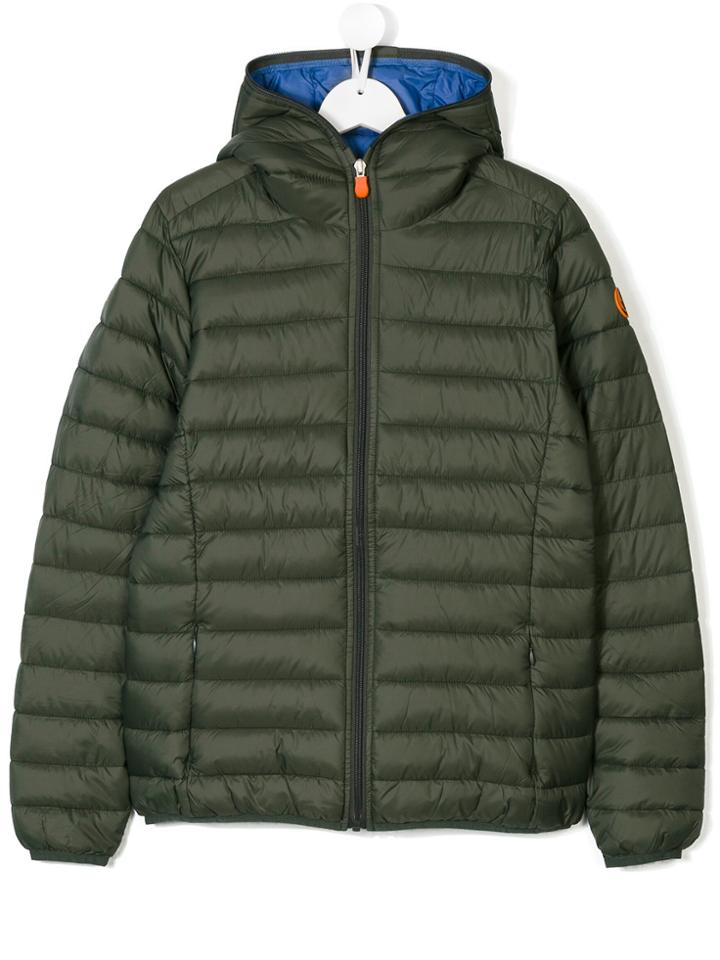 Save The Duck Kids Classic Puffer Jacket - Green