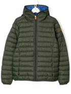 Save The Duck Kids Classic Puffer Jacket - Green