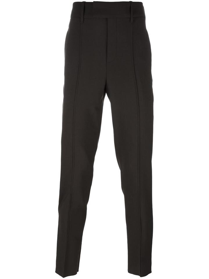 Neil Barrett Skinny Fit Trousers, Men's, Size: 48, Brown, Viscose/polyester/spandex/elastane