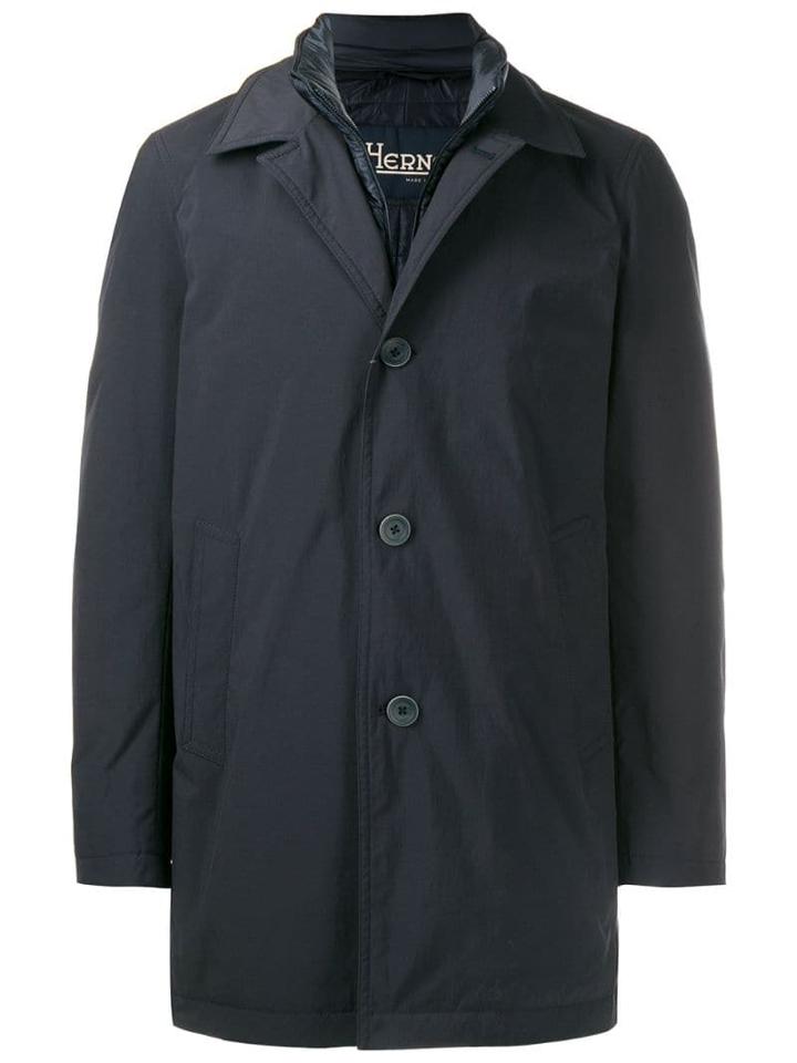 Herno Lined Coat - Blue
