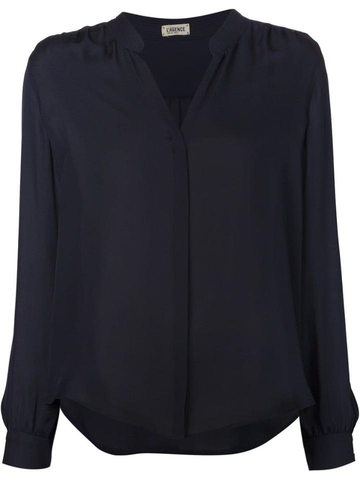 L'agence Silk Blouse - Blue