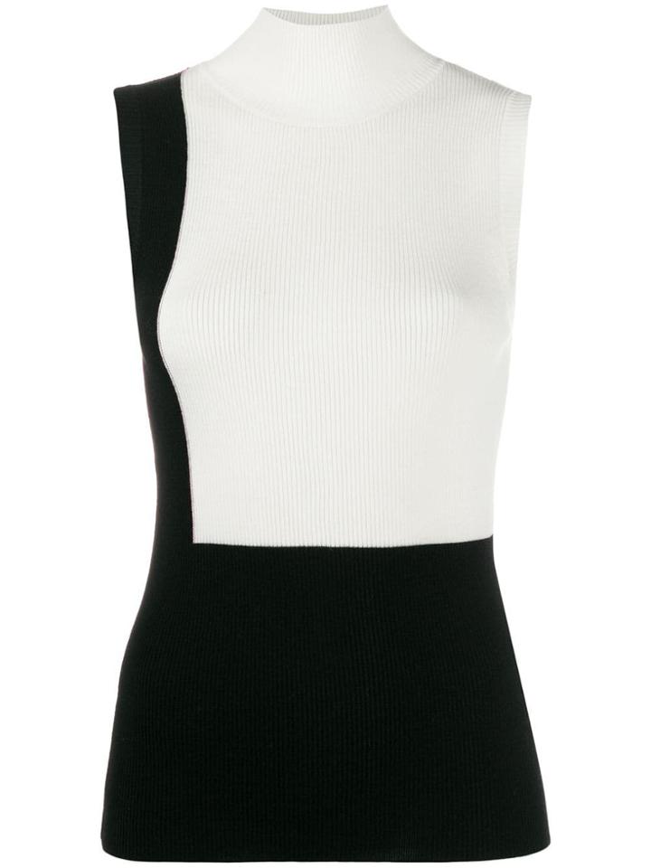 Missoni Ribbed Design Knitted Top - White