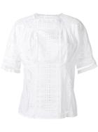 Loewe Embroidered Blouse - White