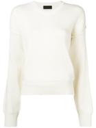 Diesel Black Gold Ribbed Jumper - White