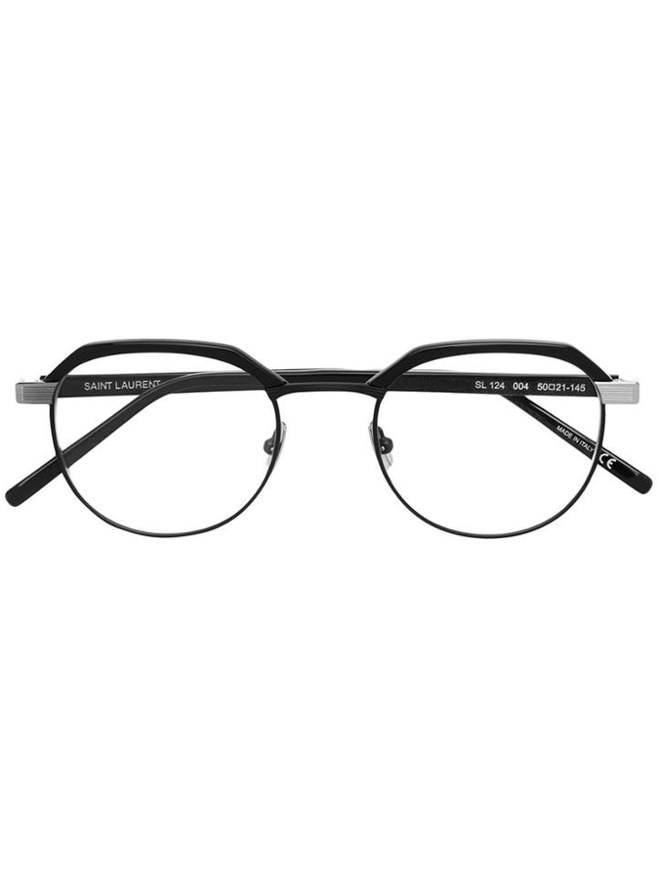Saint Laurent Eyewear Round-framed Glasses - Black
