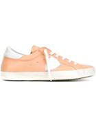 Philippe Model Lace-up Sneakers, Women's, Size: 40, Pink/purple, Leather/rubber