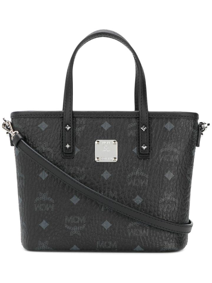 Mcm Anya Tote - Black