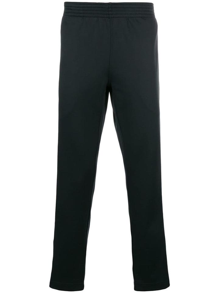 Wales Bonner Checked Side Stripe Track Pants - Black