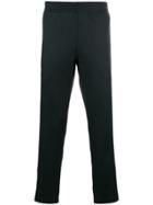 Wales Bonner Checked Side Stripe Track Pants - Black