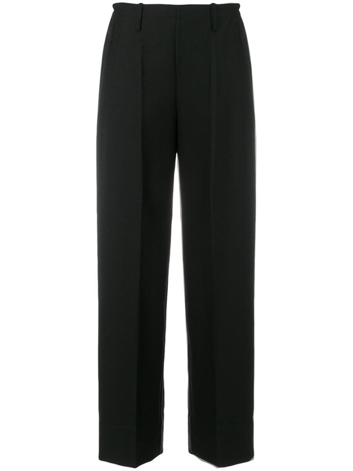Lemaire Wide Leg Trousers - Black