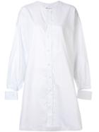 Maison Margiela Oversized Striped Shirt - White