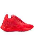 Alexander Mcqueen Oversized Lace-up Sneakers - Red