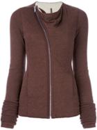 Rick Owens Lilies Mollino Jacket, Women's, Size: 42, Brown, Cotton/polyamide/polyester/angora