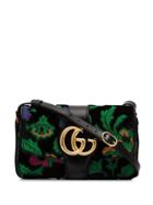 Gucci Black Arli Small Embroidered Shoulder Bag