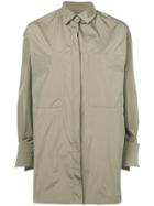 Aspesi Oversized Shirt Jacket - Brown