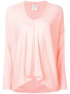Forte Forte Loose Flared Knitted Top - Pink