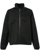 Rick Owens Zipped Neck Bomber Jacket - Black