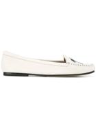Tomas Maier Palm Tree Print Loafers - Nude & Neutrals